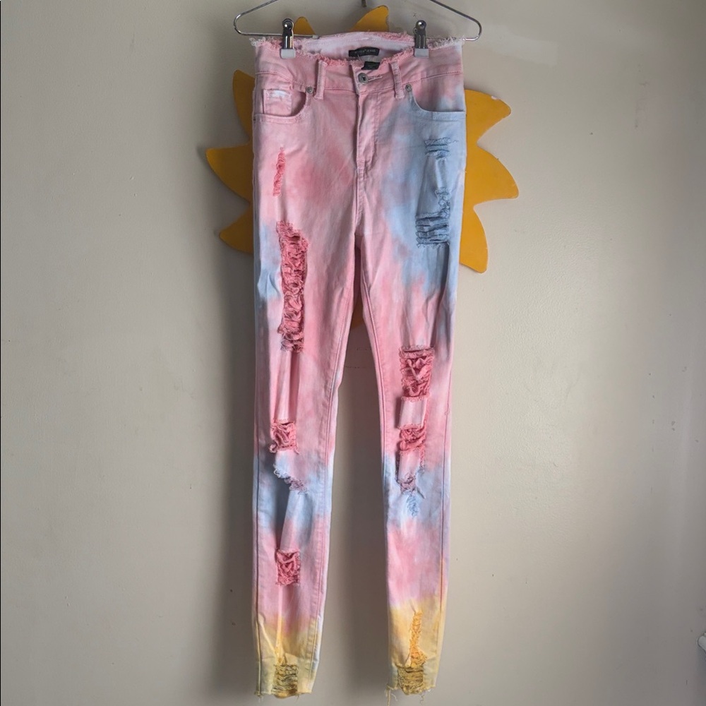REDFOX TIE DYE JEANS SZ M